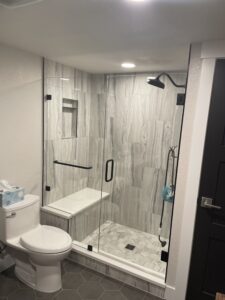 bathroom flooring project